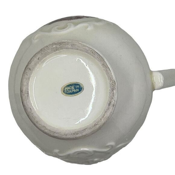 Miniature Space Needle Pitcher and Bowl Souvenir Burgandy and Cream 1960s - Picture 7 of 9